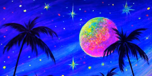 Blacklight Tropical Sunset