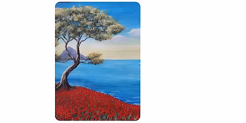 Calgary\u2019s Paint & Sip Experience at Raw Canvas: Level 1 - Easy