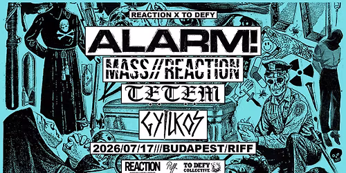 ALARM! (SWE) | MASS\/\/REACTION | TETEM | GYILKOS \/\/ RIFF