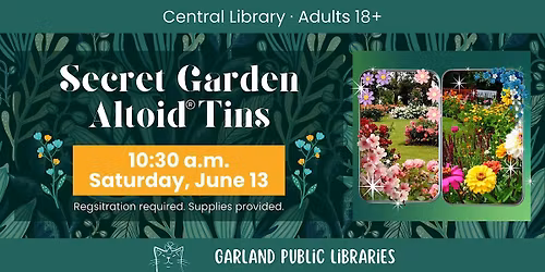 Secret Garden Altoid\u00ae Tins