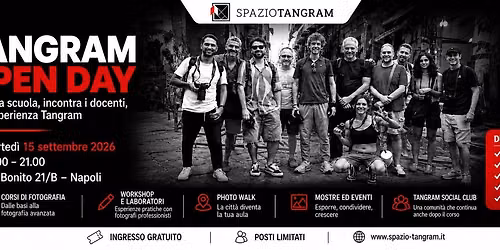 ❝Tangram Open Day❞ | Presentazione corsi ed attività | martedì 15 settembre 2026 | start h.18:00