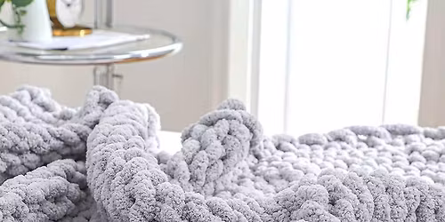 DIY Chunky Hand Knit Blanket November 28 EAST AURORA