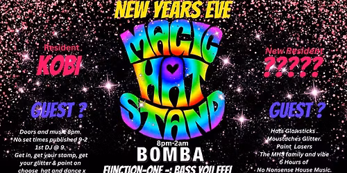 Magic Hatstand the best new years eve party in town!