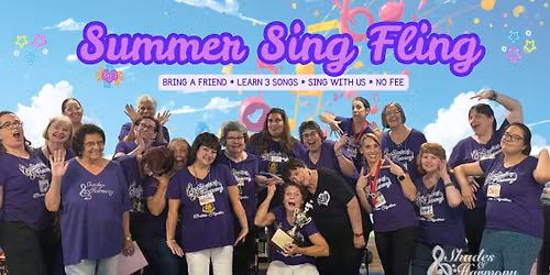 Summer Sing Fling