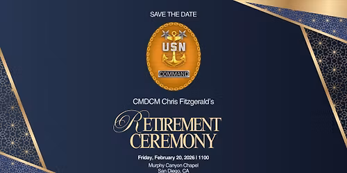 Retirement Ceremony for Command Master Chief Chris Fitzgerald 