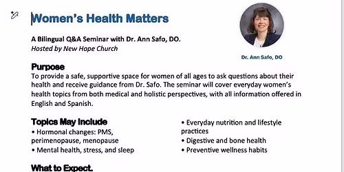 WOMEN'S HEALTH MATTERS