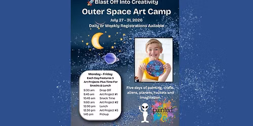 Art Kids Camp - "Outer Space" Theme