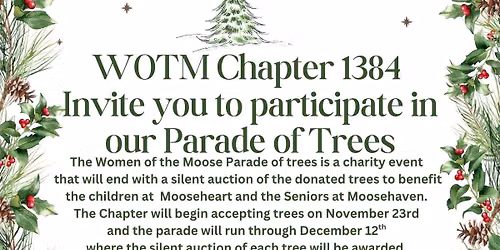 WOTM Parade of Trees Fundraiser