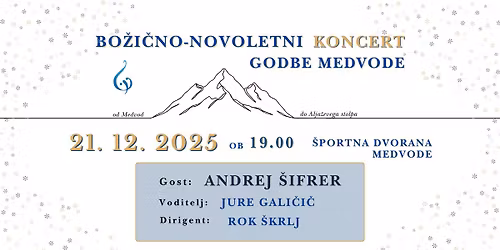 Bo\u017ei\u010dno-novoletni koncert Godbe Medvode 2025