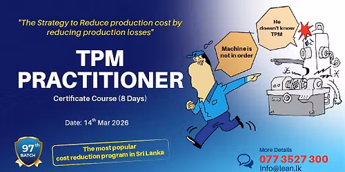 TPM Practitioner Certificate Course - 97th Batch