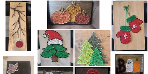 String Art with Lisa at Emmaus Moravian Church