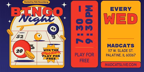 Bingo @ Madcats