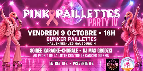 \ud83c\udf80 Pink Paillettes Party - Soir\u00e9e Octobre Rose \ud83c\udf80