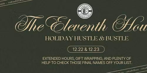 The Eleventh Hour - An Extended Hours Shopping Event in Downtown  Effingham