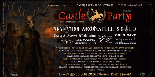 \u2022 CASTLE PARTY FESTIVAL 2026 \u2022
