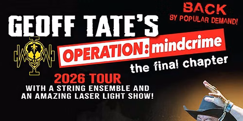Operation Mindcrime at Grand Opera House Wilmington