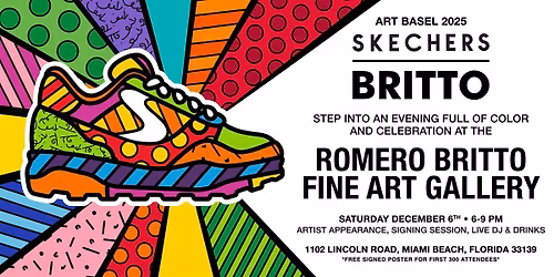 Skechers x Britto Party- MIAMI ART BASEL