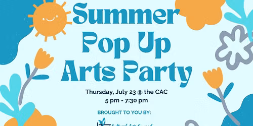 Summer Pop Up Arts Party