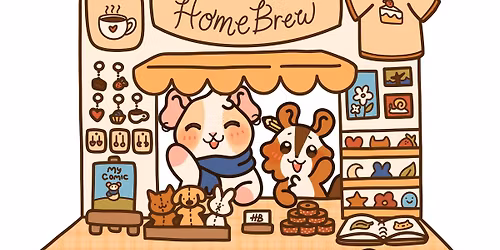 Homebrew Art Mart - Cafe Artist Market Debut