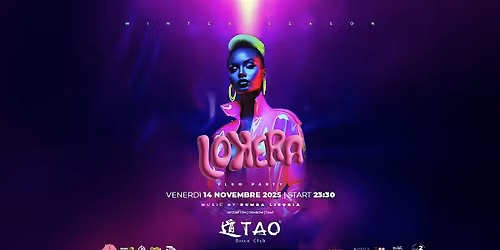 VENERD\u00cc 14 NOVEMBRE FLUO PARTY  al TAO DISCO CLUB Serata targata LOKERA