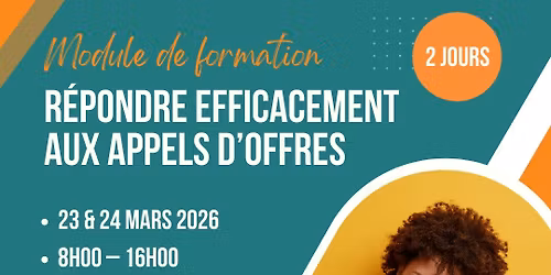 Module de formation - R\u00e9pondre efficacement aux appels d\u2019offres
