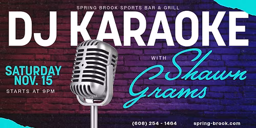 DJ\/Karaoke @ Spring Brook Sports Bar & Grill