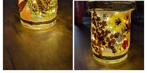 Fall Dried Flower Centerpiece 