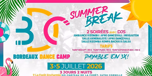 BORDEAUX DANCE CAMP - SUMMER BREAK 2026