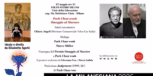 PARK CHAN-WOOK OMAGGIO AL MAESTRO