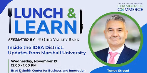 (FULL CAPACITY) November Lunch & Learn: Inside the IDEA District with Toney Stroud