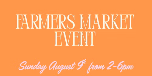 Farmers Market Vendor Event