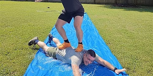 5th annual slip and slide kickball