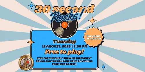 30 Second Rocks! at Beaufort Spirits Company