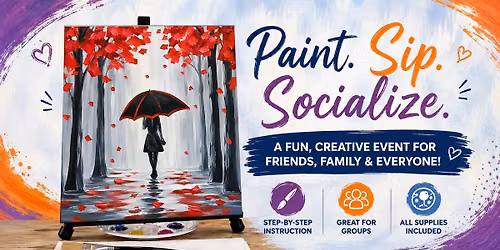 Paint & Sip Event! "Walk in the Woods"