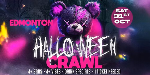 Edmonton's Haunted Hop 2026: Halloween Bar Crawl (Saturday, Oct 31)