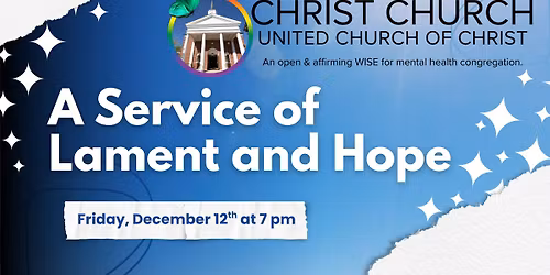 A Service of Lament and Hope