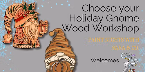 Holiday Gnome Layered Wood Workshop
