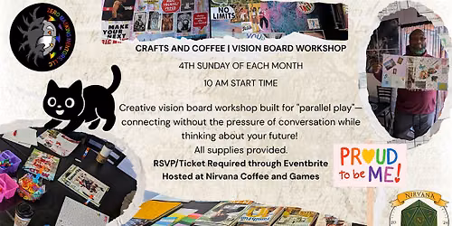 Crafts and Coffee | Neuro-Queer Vision Board
