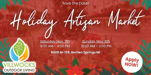 Holiday Artisan Market @ Villwocks Outdoor Living