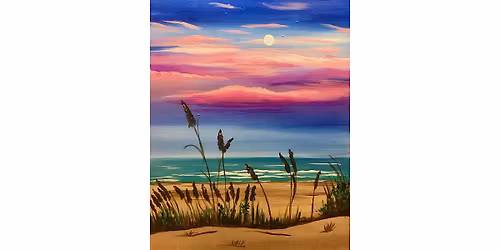 Sip and Paint in Melbourne: Twilight Walk on the Beach