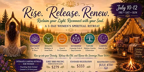 Rise. Release. Renew ~ Women's Retreat
