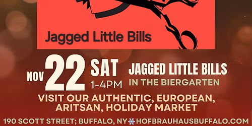 Live Music at Christkindlmarkt with Jagged Little Bills!