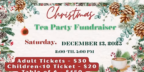 Christmas Tea Party Fundraiser