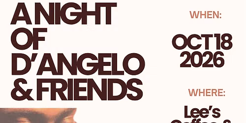 After the Dance Presents: A Night of D'Angelo & Friends