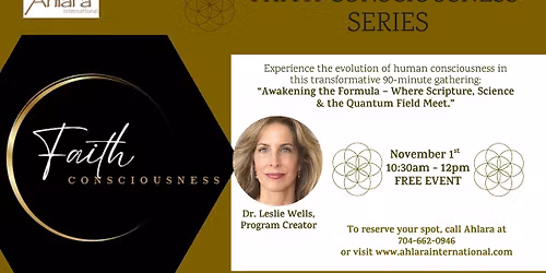 The Faith Consciousness Intro Talk