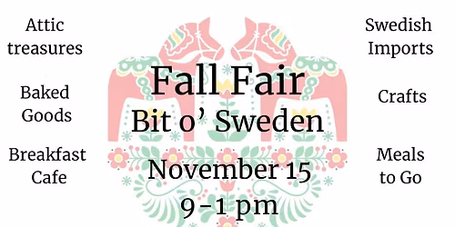 Bit o\u2019Sweden Fall Fair