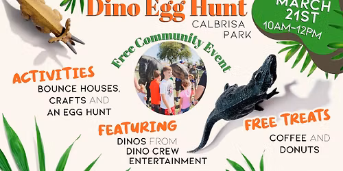 Dino Egg Hunt: Free Community Event