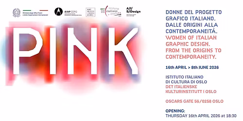 Utstilling: PINK. Kvinner i italiensk grafisk design - Fra opprinnelsen til i dag