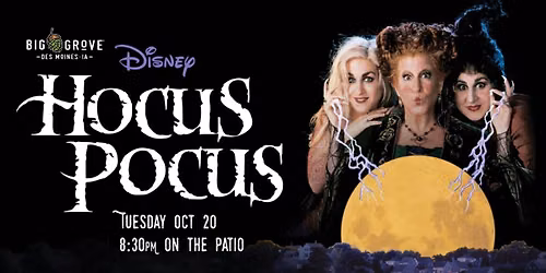 Movies on the Patio: Hocus Pocus | Big Grove Des Moines