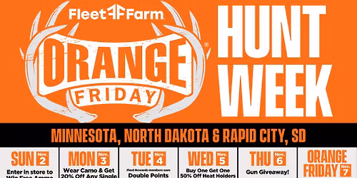 Orange Friday at Fleet Farm